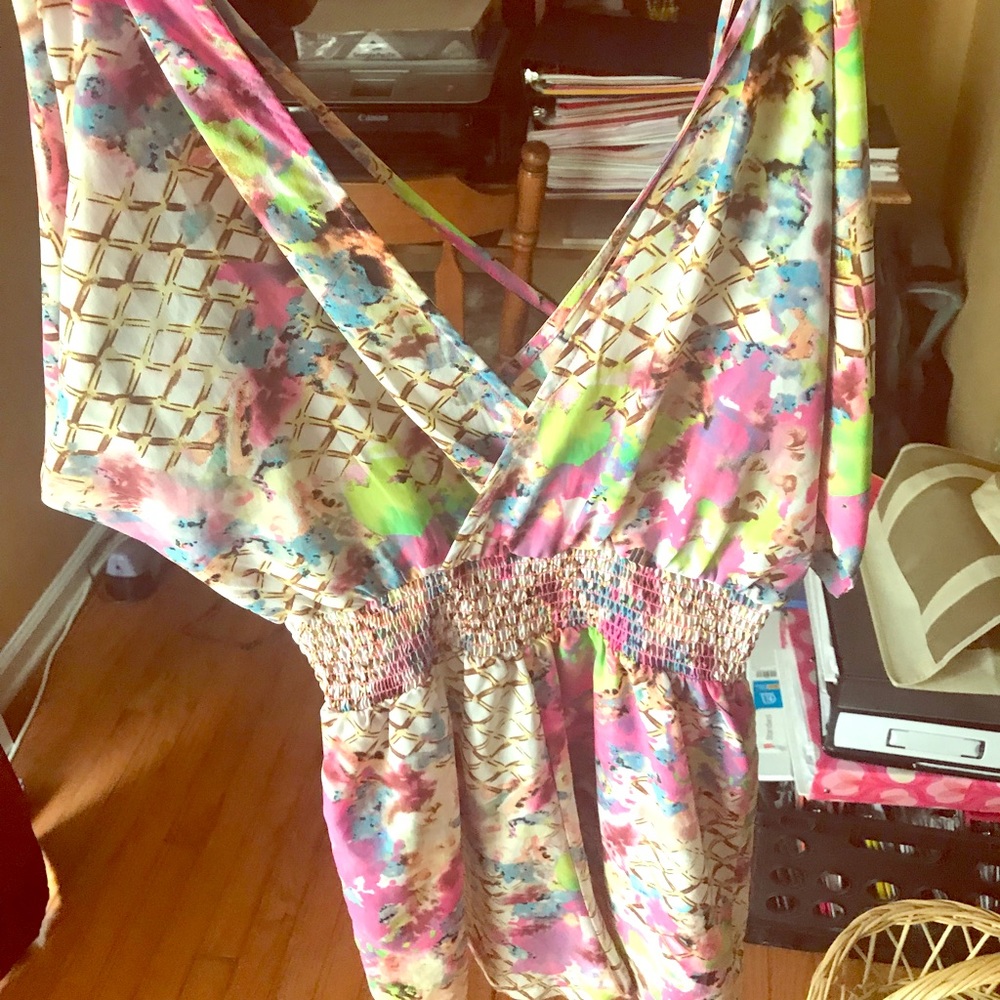 Romper-worn once.